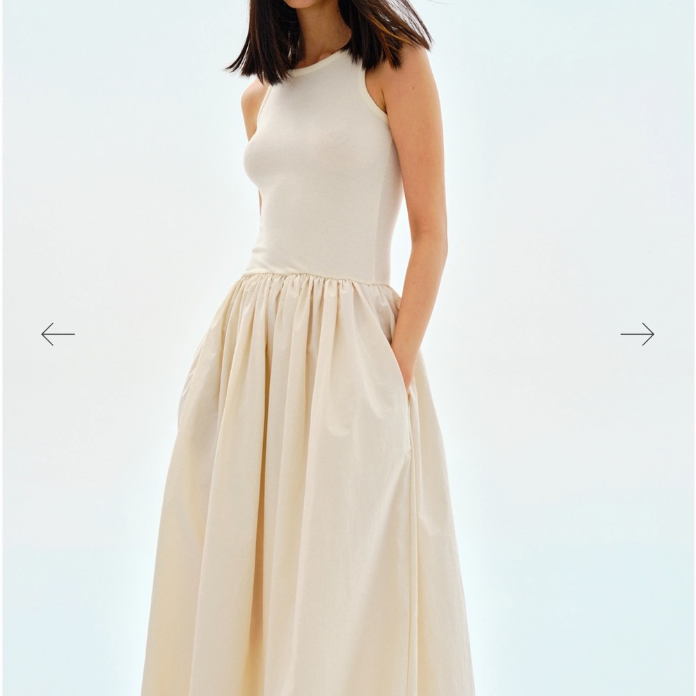 Off white dress perfect for summer!
